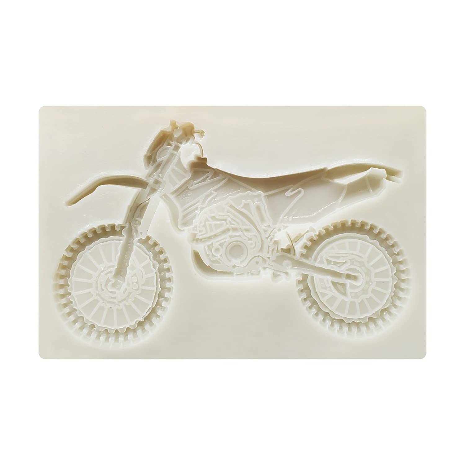 3D Motorcycle Silicone Mold For Diy Fondant Candy Making Chocolate Molds Lollipop Desserts Ice Cube Gum Clay Soap Biscuit Plaste