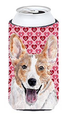 Cardigan Corgi Hearts and Love Tall Boy Beverage Insulator Hugger SC9696TBC