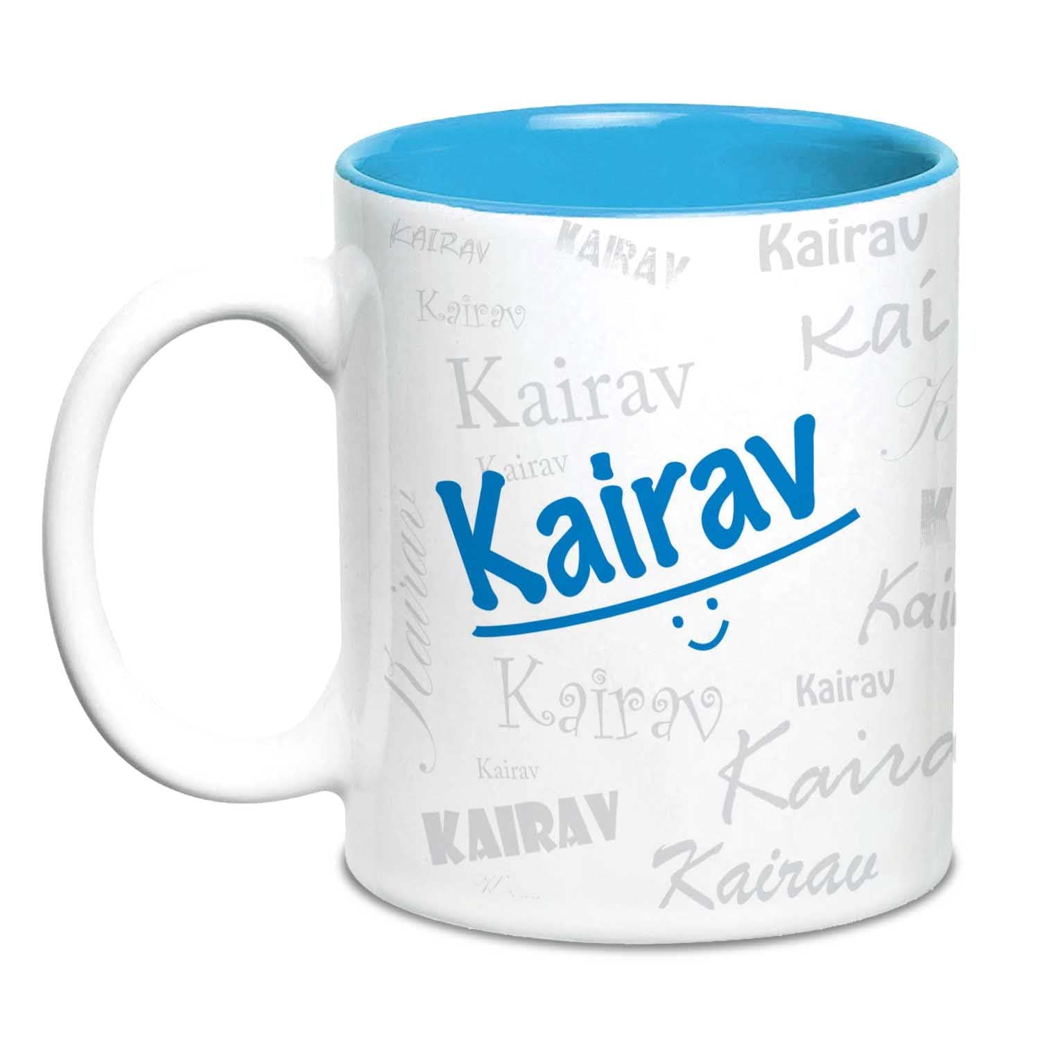 Hot Muggs Me Graffiti Mug  Kairav Personalised Name Ceramic, 315ml, 1 Unit