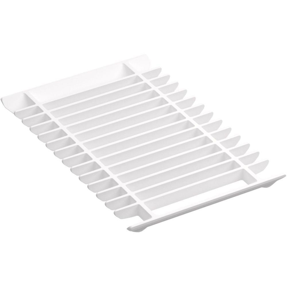 KOHLER K-5542-0 Prolific Multipurpose Grated Rack, Dish Rack, Defrosting Rack, Dishwasher Safe, White