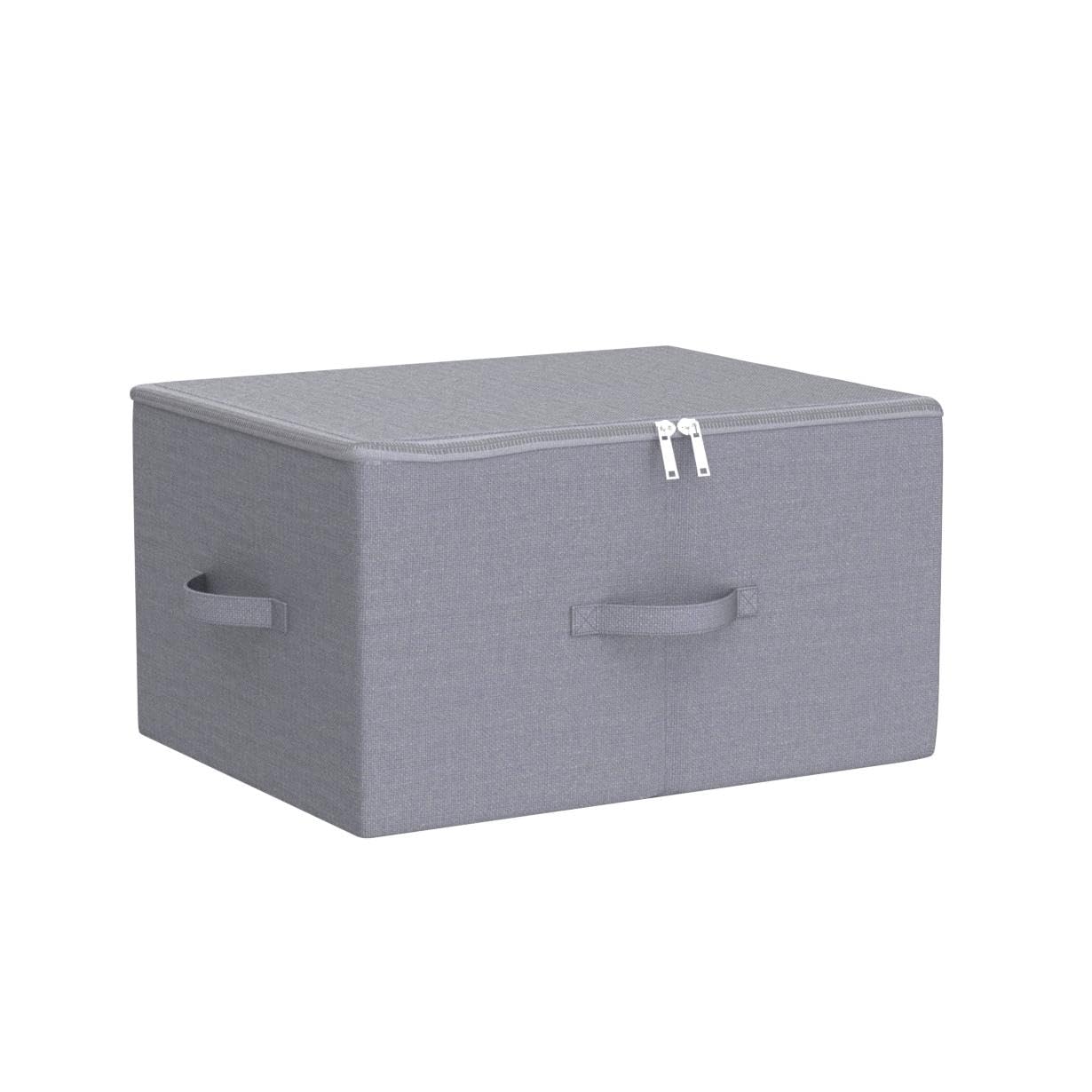 Iwill Create Pro Dust Proof Closet Clothes Storage Boxes With Zip Lid, Breathable Fabric & Collapsible Design For Seasonal Garme