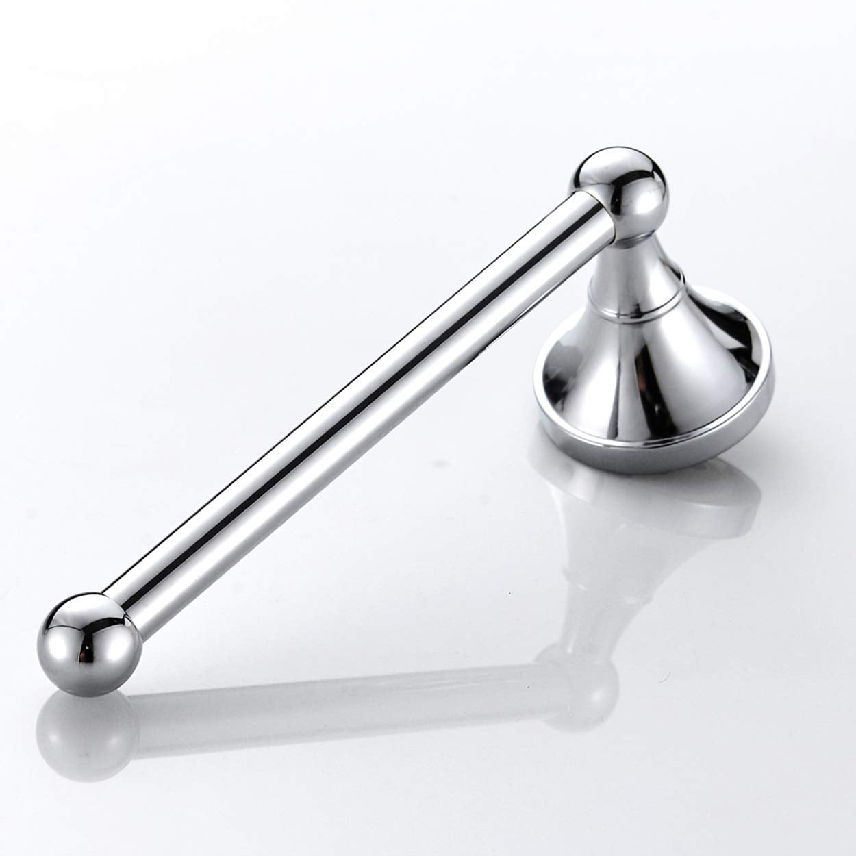 Flybath Toilet Paper Holder Without Cover Brass Bathroom Tissue Roll Bar Wall Mounted  20 cm / 7.87 inches  Polished Chrome