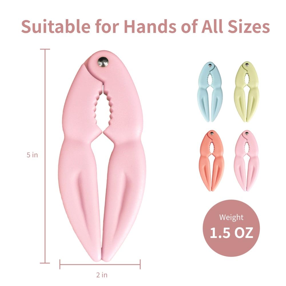 Adorambling 4Pcs Crab Crackers And Tools Multicolored Crab Leg Crackers Tool Efficient Lobster Crackers Portable Seafood Cracker
