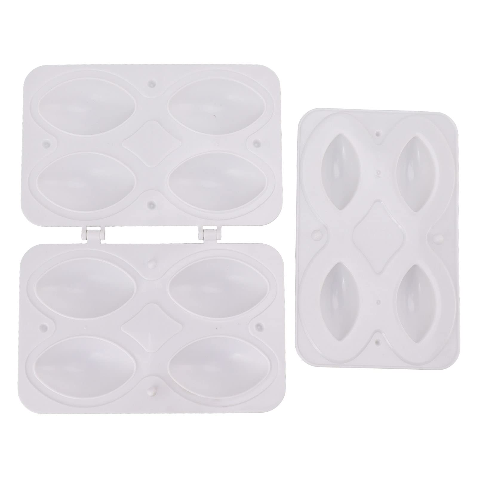 Milltrip ABS Meatball Maker - 4-Hole Meatball Press Tool for Kitchen, Dishwasher Safe Meatloaf Maker for Uniform Meatballs, Fish