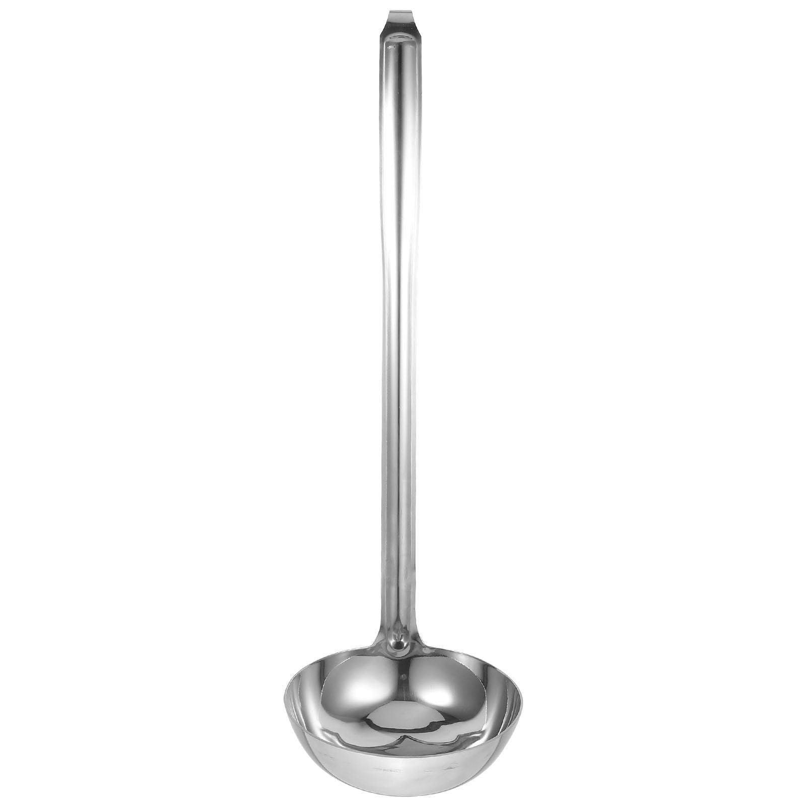 Stainless Steel Soup Ladle Long Handle Serving Spoon with Hook