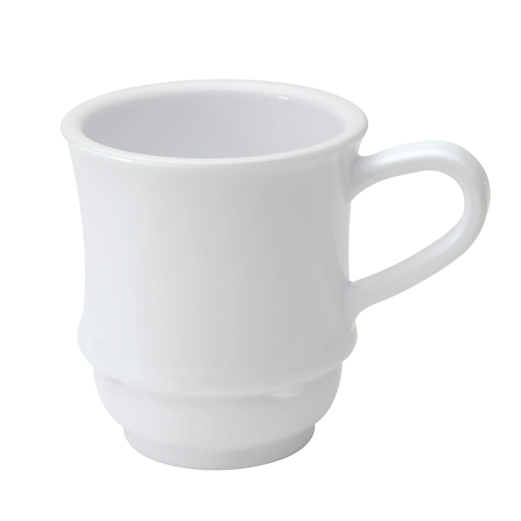 G.E.T. Tm-1208-W White 8 Oz. Stacking Mug, San (Pack Of 12)