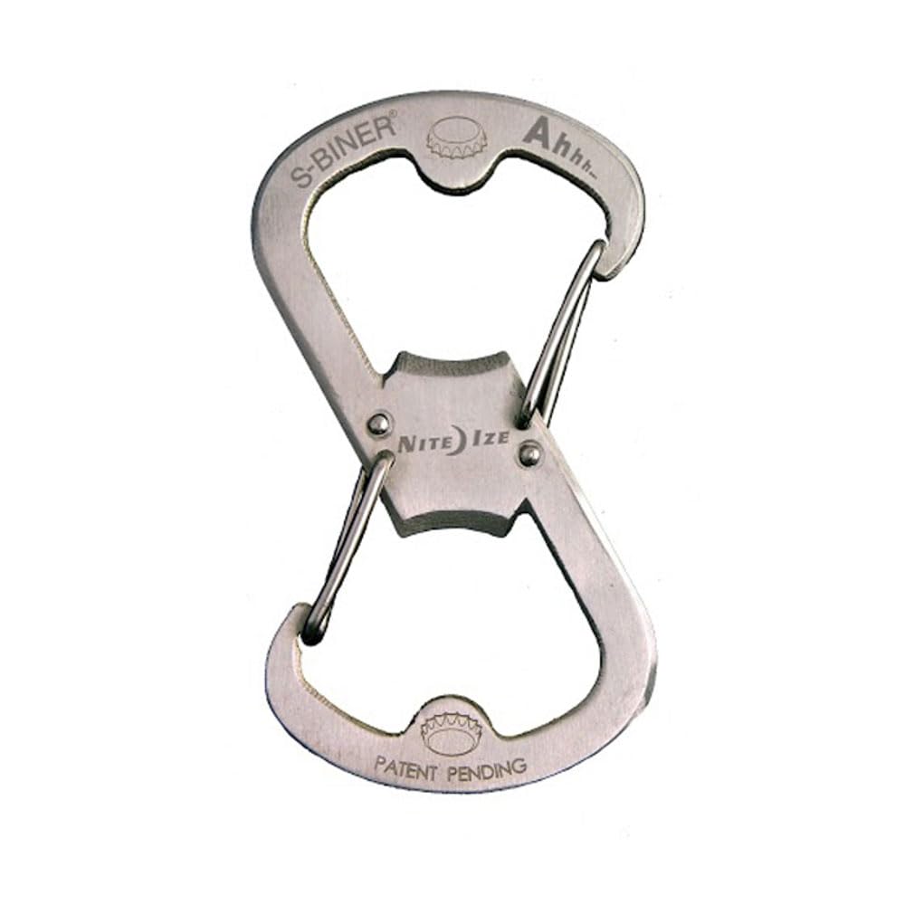 Nite Ize S-Biner Ahhh Bottle Opener - Stainless Sbo-03-11