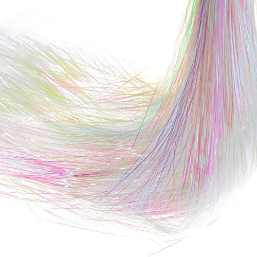 Boao 10000 Strands Tinsel Icicles Iridescent Tinsel Foil Fringe Garland for Christmas Xmas Tree Decorations Graduation Party Sup
