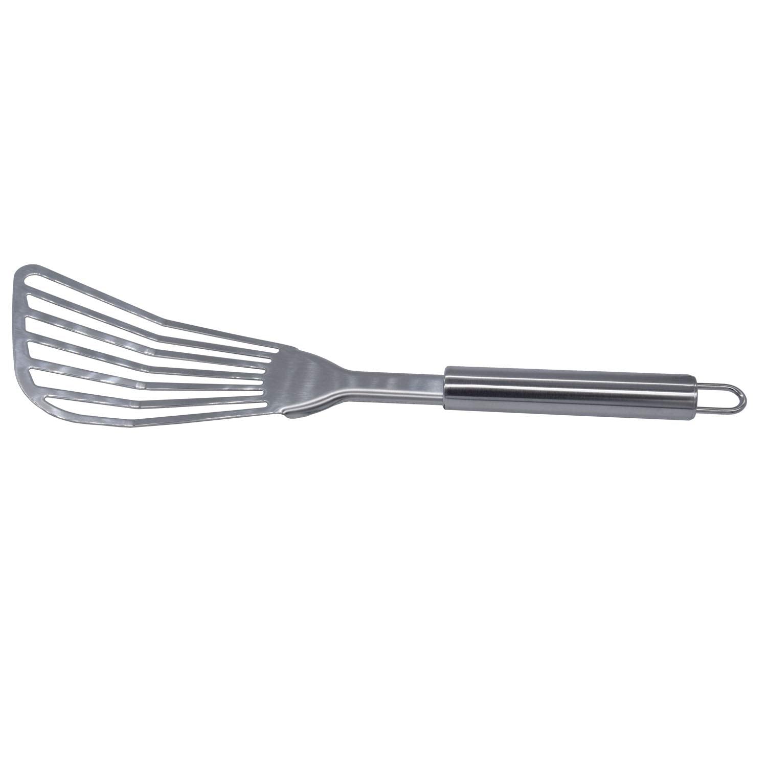 Slotted Fish Spatula Stainless Steel - 11-Inch Thin Spatula Heat Resistant With Abs Solid Handle - Fish Turner Spatula - Metal S