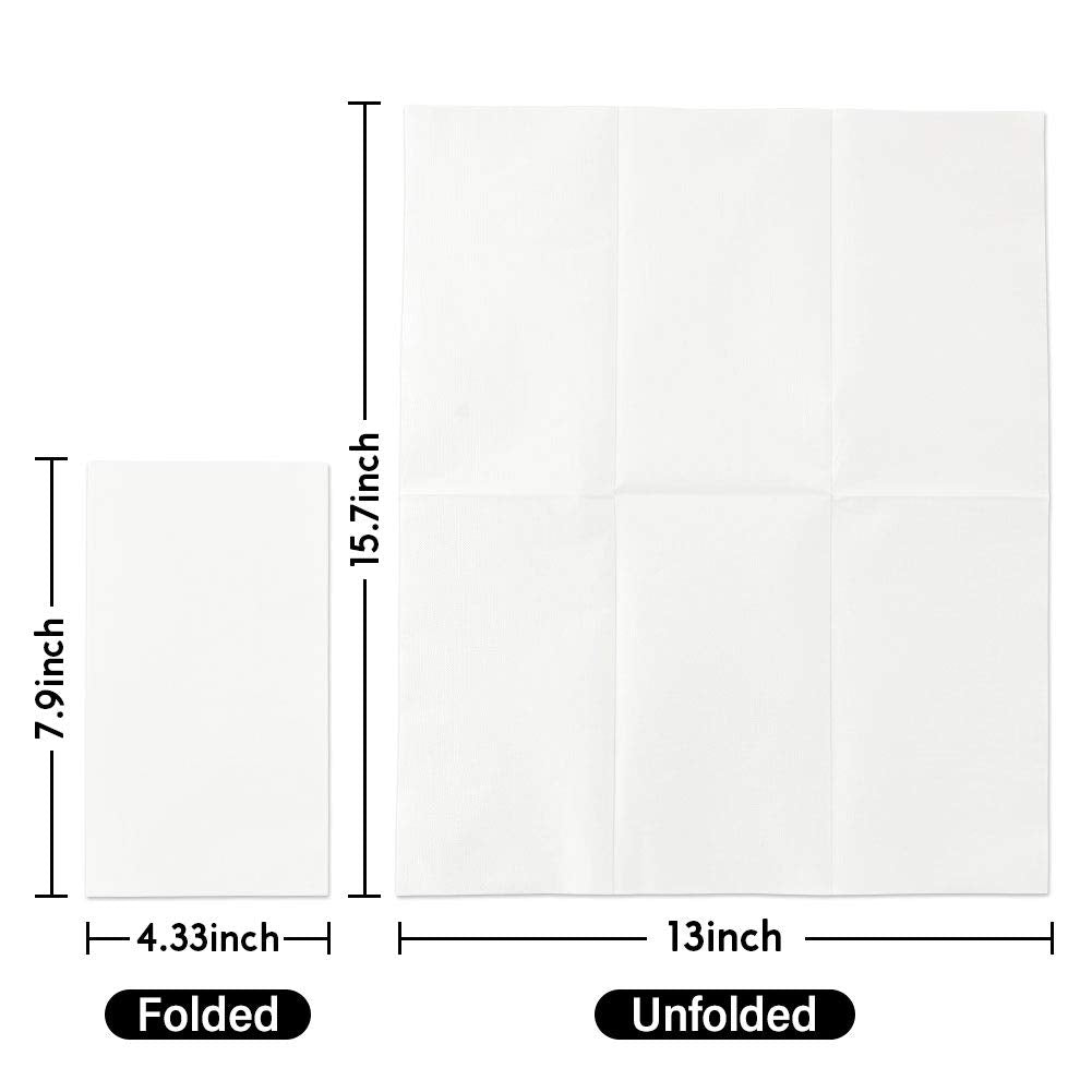 Vplus 200 Pack Premium Quality Guest Towels Disposable Dinner Napkins Soft, Absorbent, Party Napkins For Wedding Reception,Parti