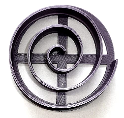 Yngllc Swirl Design Pattern Concha Cutter Mexican Sweet Bread Stamp Made In Usa Pr4393 Purple