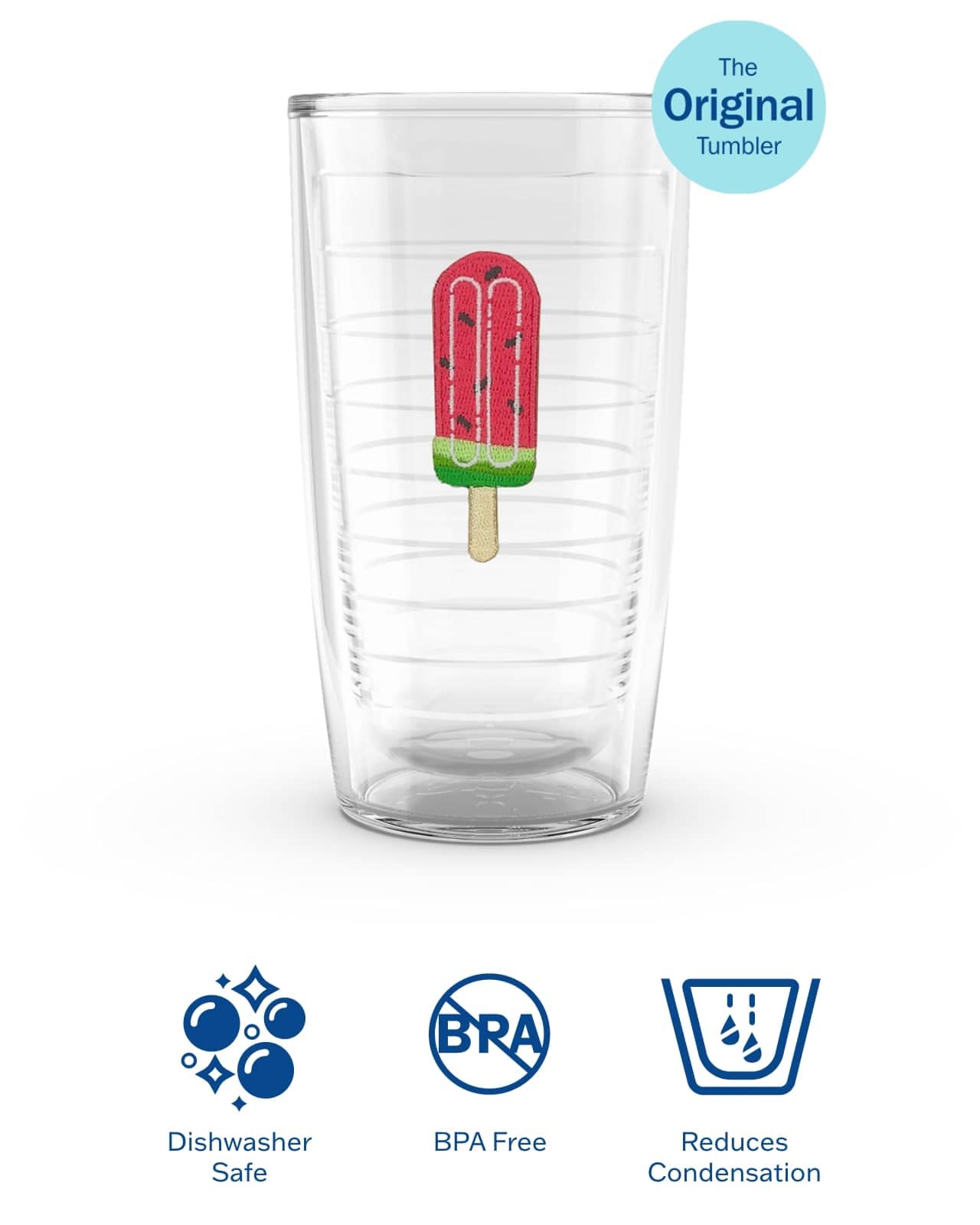 Tervis Ice Popsicle Collection Made In Usa Double Walled Insulated Tumbler Cup Keeps Drinks Cold & Hot, 16Oz 4Pk, Assorted - No