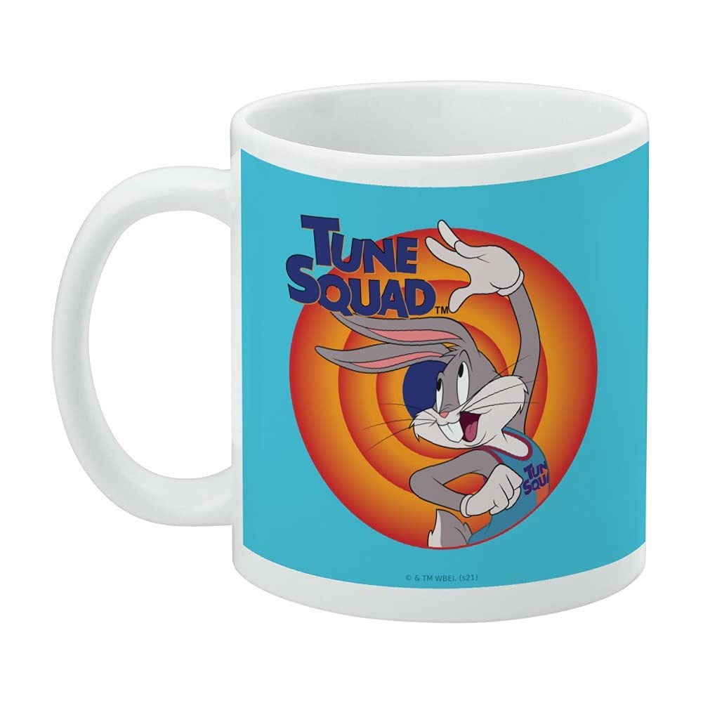 Space Jam: A New Legacy Bugs Bunny Ceramic Coffee Mug, Novelty Gift Mugs For Coffee, Tea And Hot Drinks, 11Oz, White