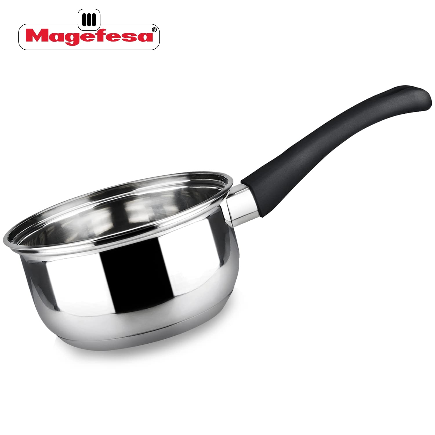Cookware set MAGEFESA STYLE 5 Piece, include Stockpot, Dutch oven/Stew pot, Saucepan, Stainless Steel, compatible with all types