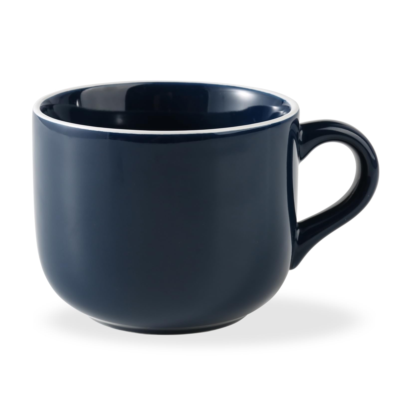 ARRADENS Soup Mugs with Handles Microwave Safe, 21 OZ Jumbo Ceramic Soup Mug, Soup Cups for Coffee, Tea, Soup, Cereal, Salad, Di