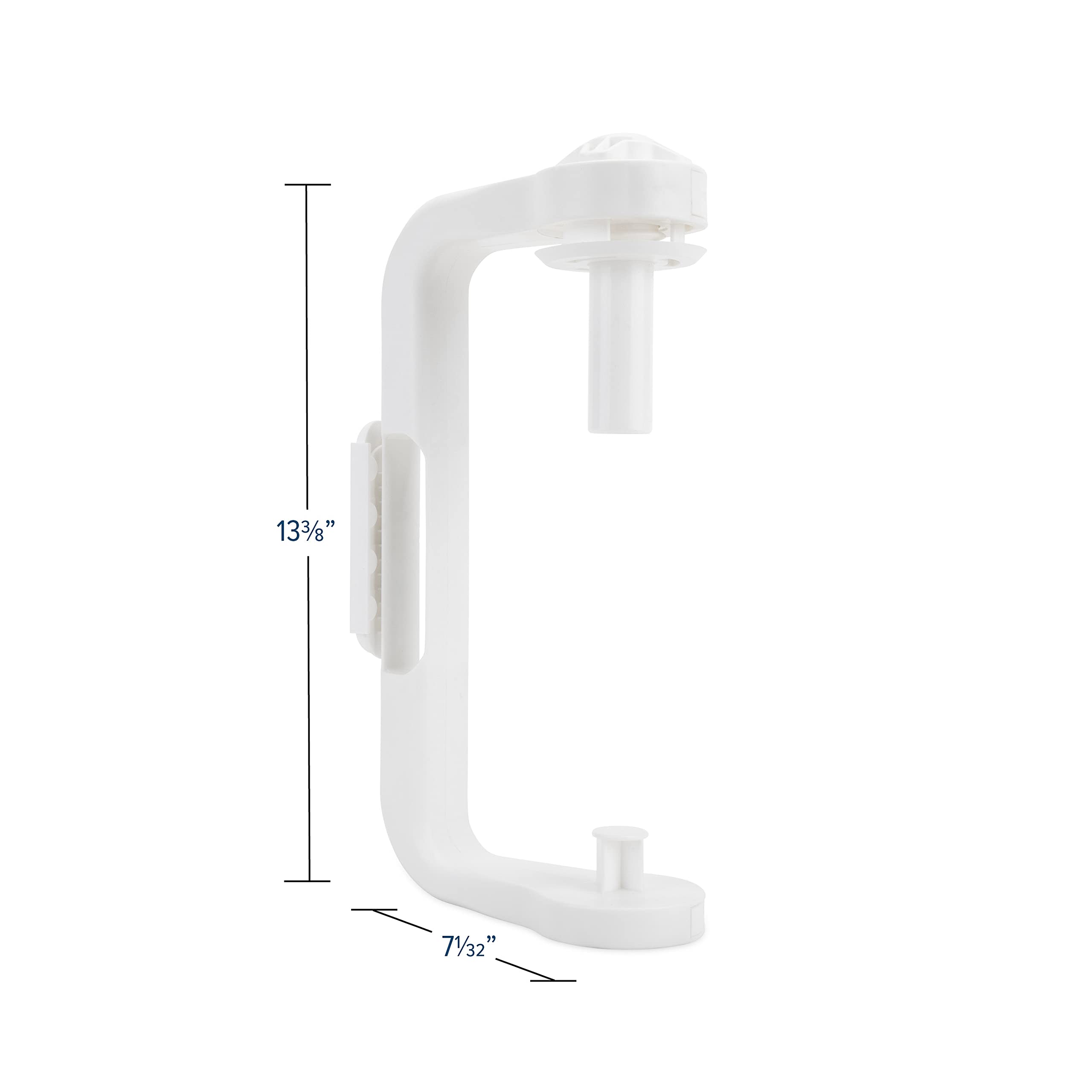 Camco Paper Towel Holder | Ideal For Compact Areas | Features Mountable Design And Adjustable Side Knob | White (57114)