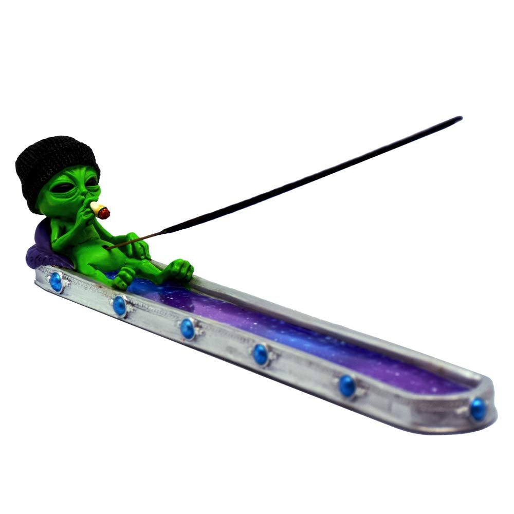 Fantasy Gifts Stoner Alien in Galaxy Incense Burner - 10