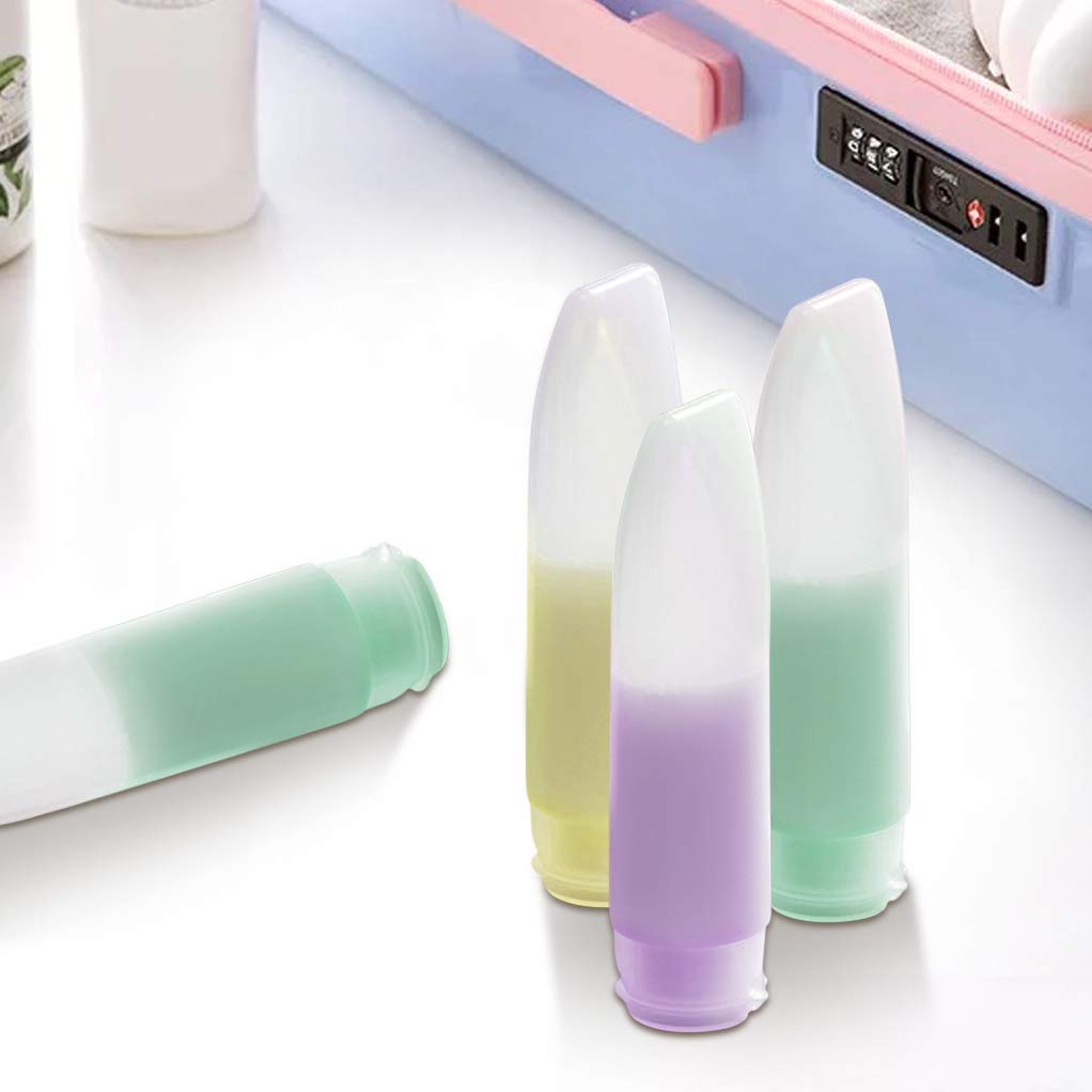 Nydotd 18 Pack Travel Size Plastic Squeeze Bottles For Liquids, 30Ml/1Oz Tsa Approved Travel Bottles Makeup Toiletry Cosmetic Co