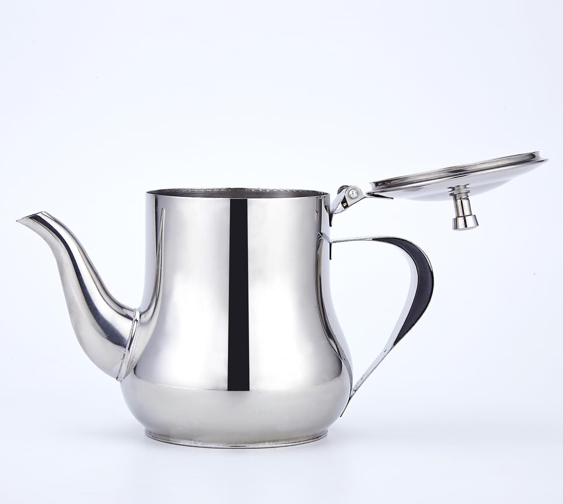 SANQIAHOME 570ml(19Oz) stainless steel small teapot