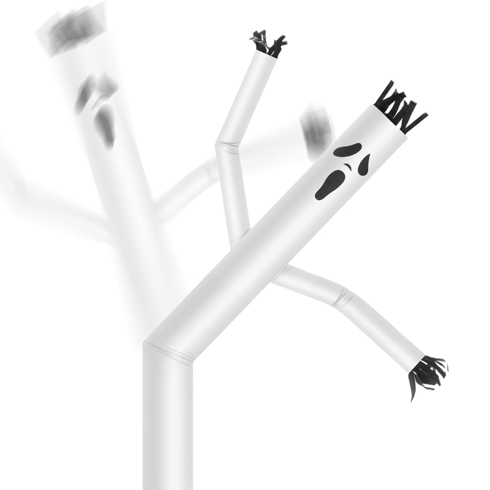 Mkevi Ghost 20ft Air Puppet Dancer Inflatable Waving Tube Man Attachment - Wacky Waving Dancing Tube Guy for Business Promotion 