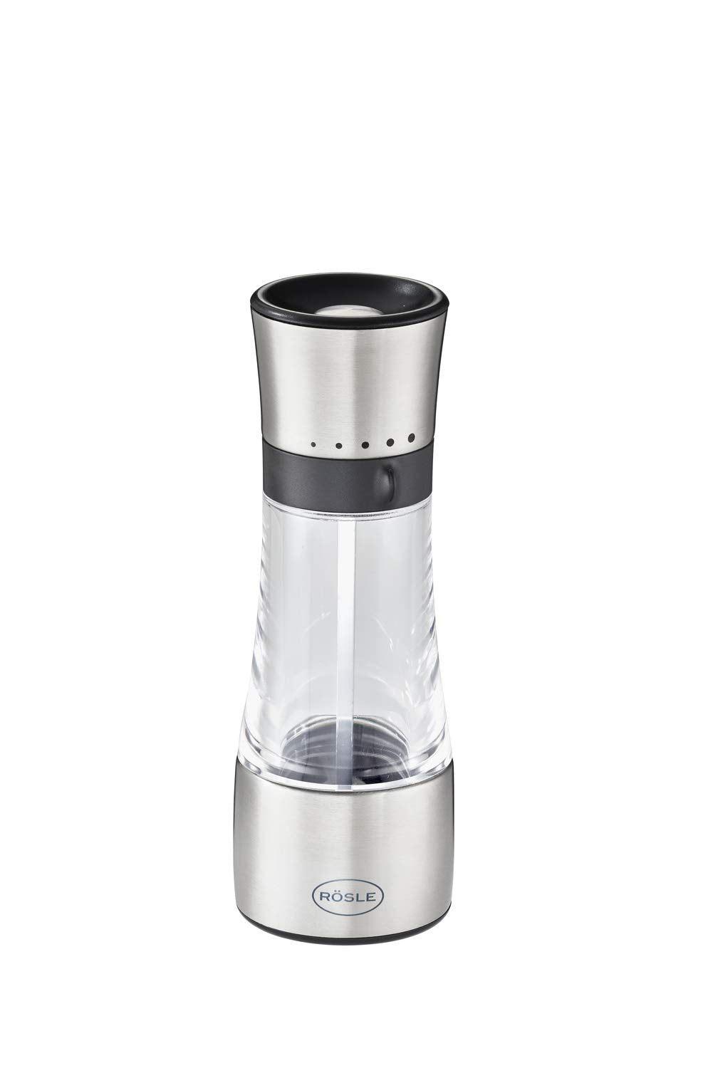 Rsle Spice Mill, 7.1 in. - Stainless Steel Housing and 5 Grind Levels from Very Fine to Coarse