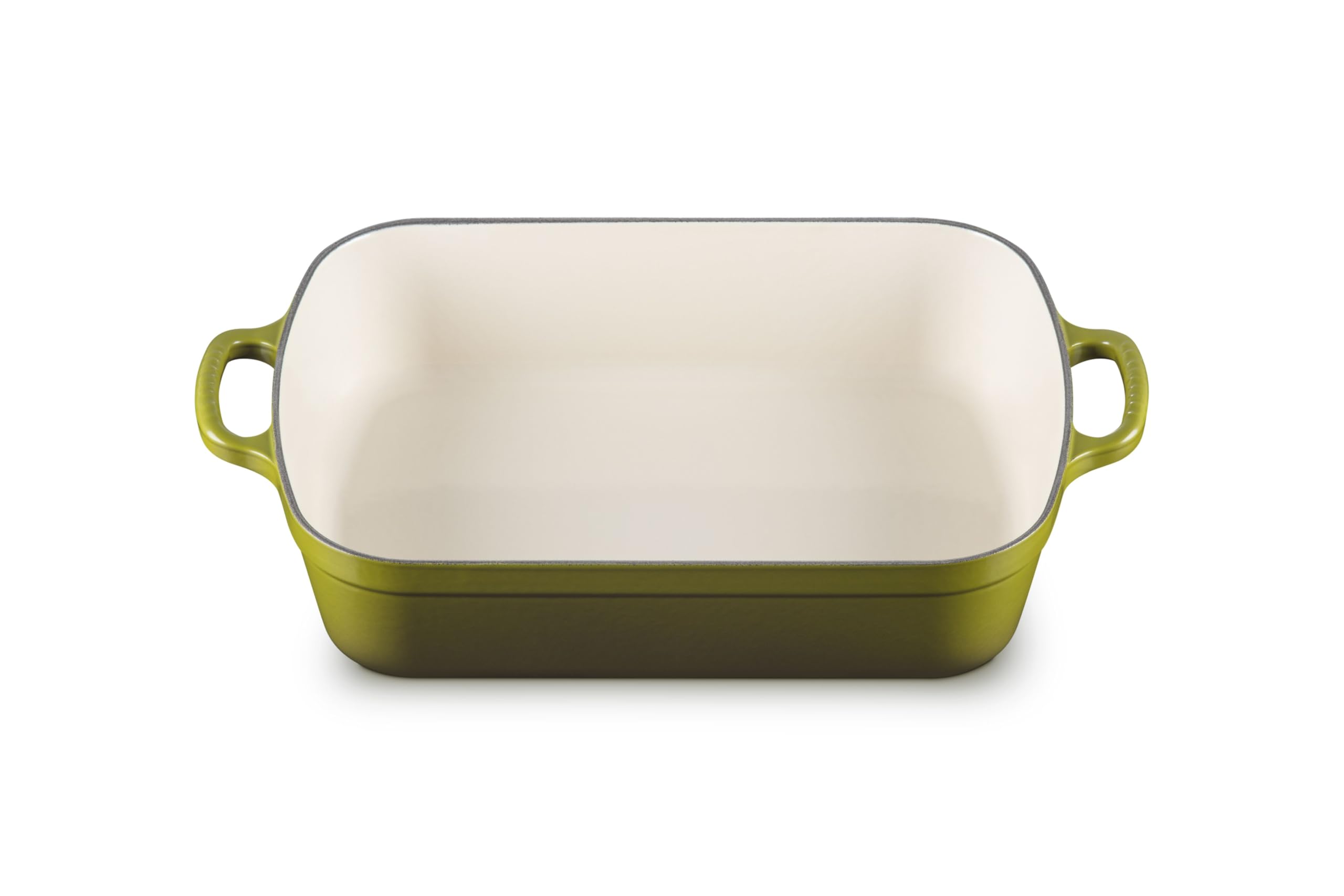 Le Creuset Enameled Cast Iron Signature Rectangular Roaster, 5.25 Qt. (9.8 X 13), Olive