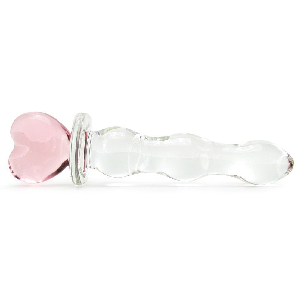 Ns Novelties Crystal Heart Of Glass, Pink
