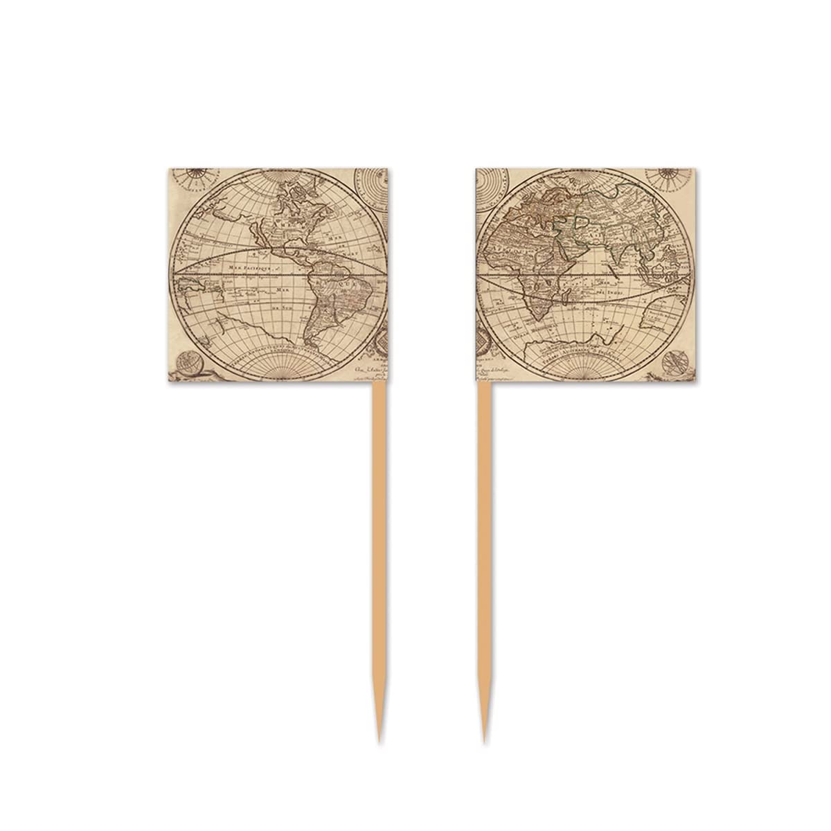 Beistle 60349 2.5 in. Around The World Picks - Pack of 12