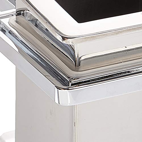 Gedy 3810-01-13 Kansas Wall Mounted Stainless Steel Tooth Brush Holder, 0.79'' L X 2.64'' W, Chrome
