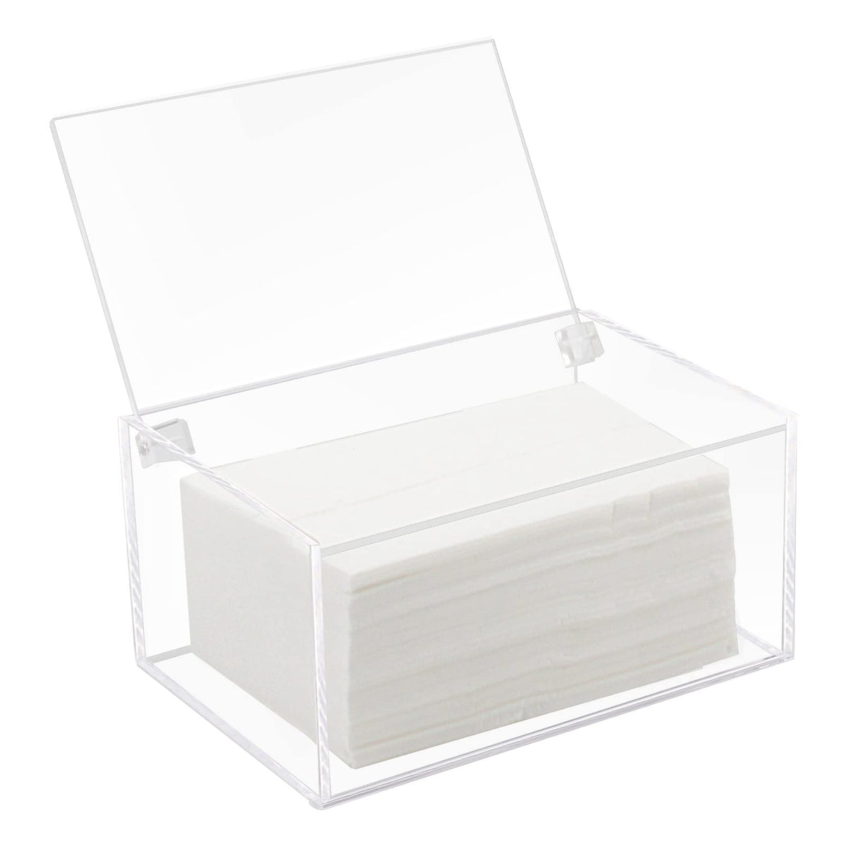 Watpot Acrylic Laundry Dryer Sheet Holder, Clear Dryer Sheets Container With Lid For Laundry Room, Clear