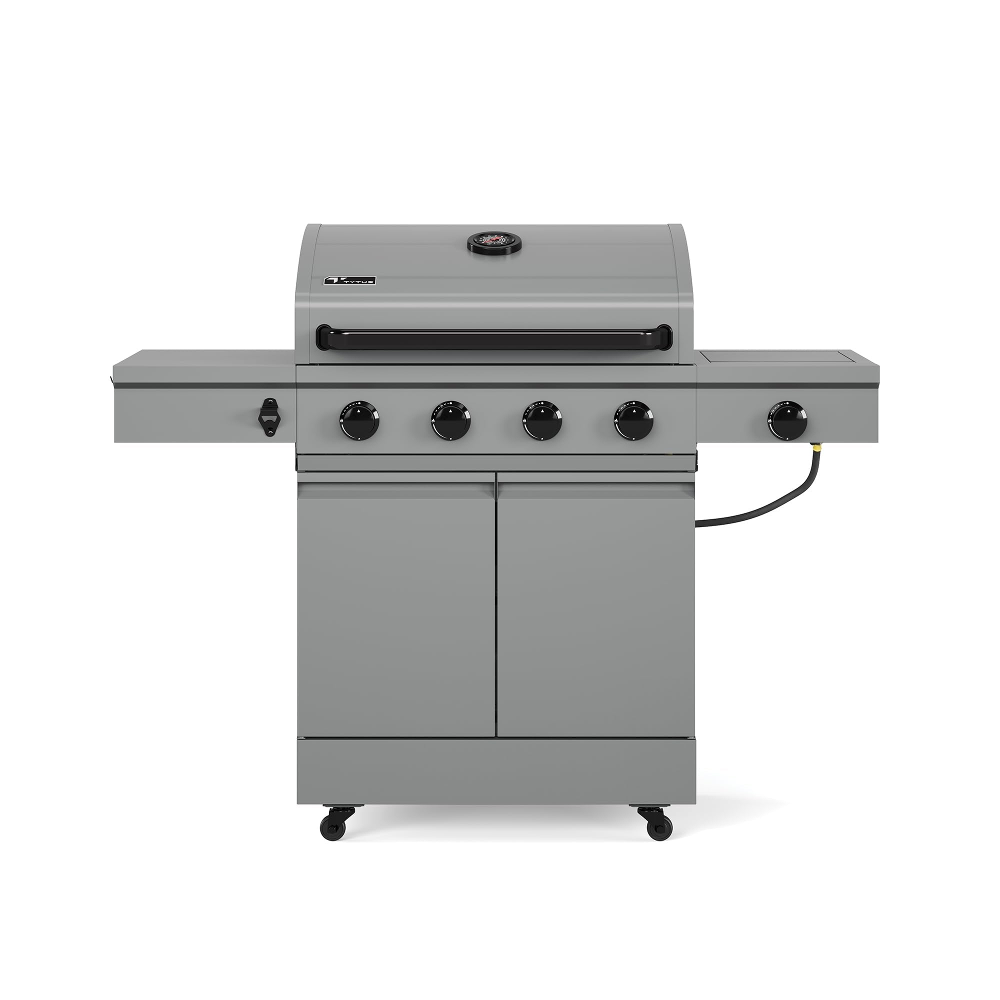 TYTUS Anaheim 5-Burner Propane Gas Grill Outdoor Cooking, 48,000 BTU Grill & 12,000 BTU Side Burner, 721 sq. in. Cooking Area, E