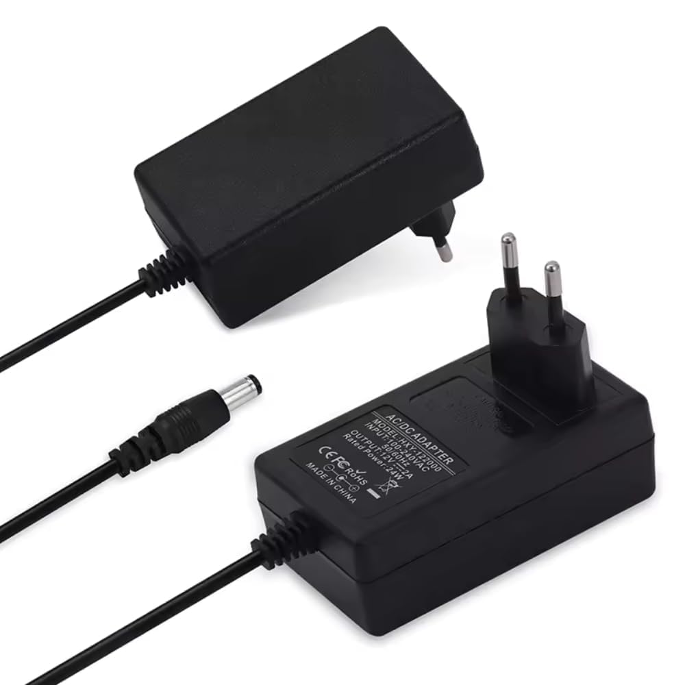 Qivela 21V LiIon Battery Charger, Power Tool Battery Charger Adapter with LED Indicator, Fast Charging, Compact Design, 100240