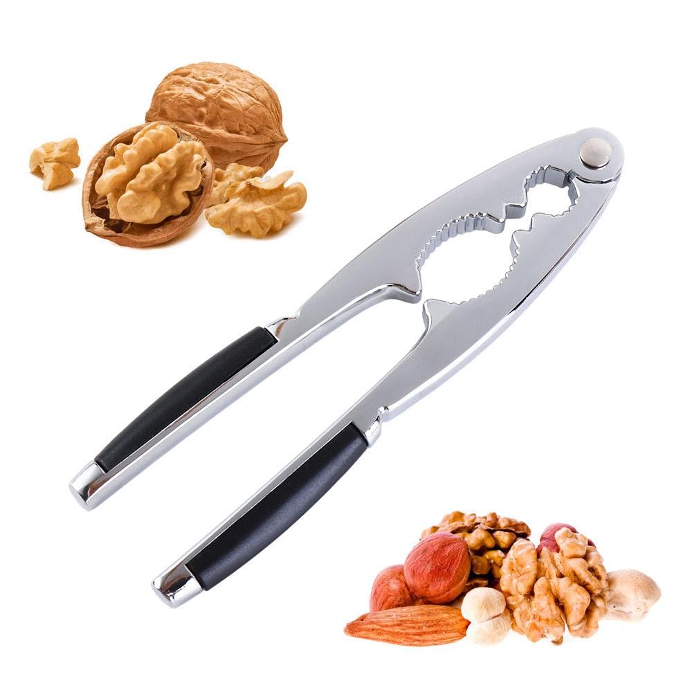Nut Crackers Walnut Cracker Heavy Duty Stainless Steel Shell Cracker Chestnut Opener Almonds Cracking Tool Sturdy Nutcrackers Op