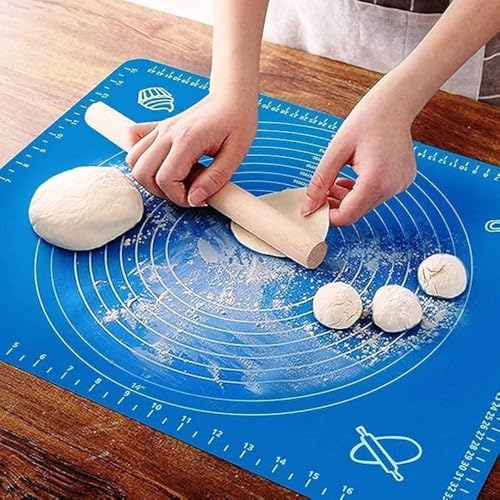 Aadhik Silicone Baking Mat Chapati Atta Kneading Mat Non-Stick Fondant Rolling Mat Stretchable For Kitchen Roti Chapati (Baking 