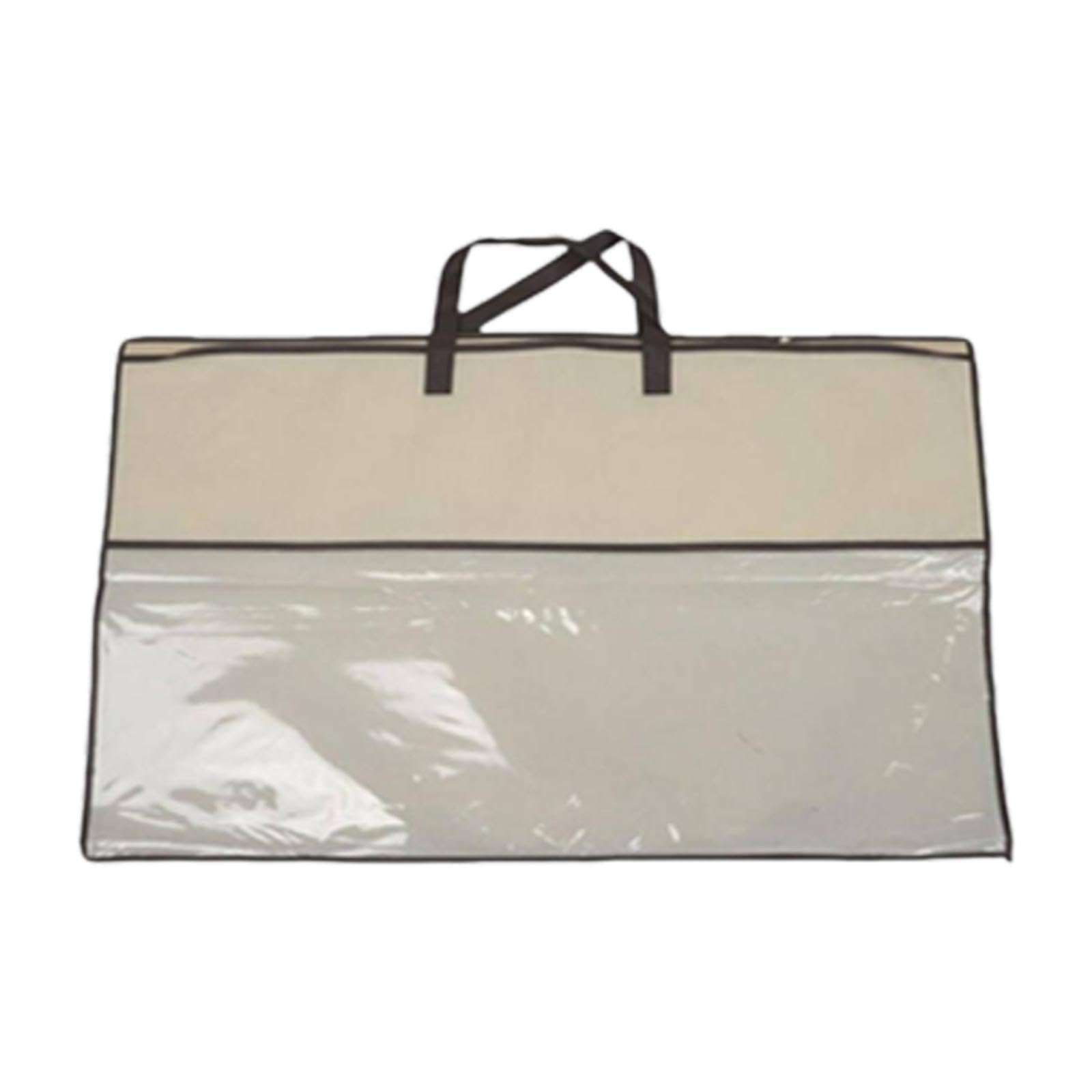 Ecomistiq Clothing Organizer With Zipper Blanket Storage Bag For Clothes Pillows Sheet 37X47Cm | Storage Bags | Home Organizatio