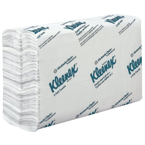 Kimberly-Clark Professional 01500 Kleenex White C-Fold Towel 150 Towel Per Pack (Case of 16)
