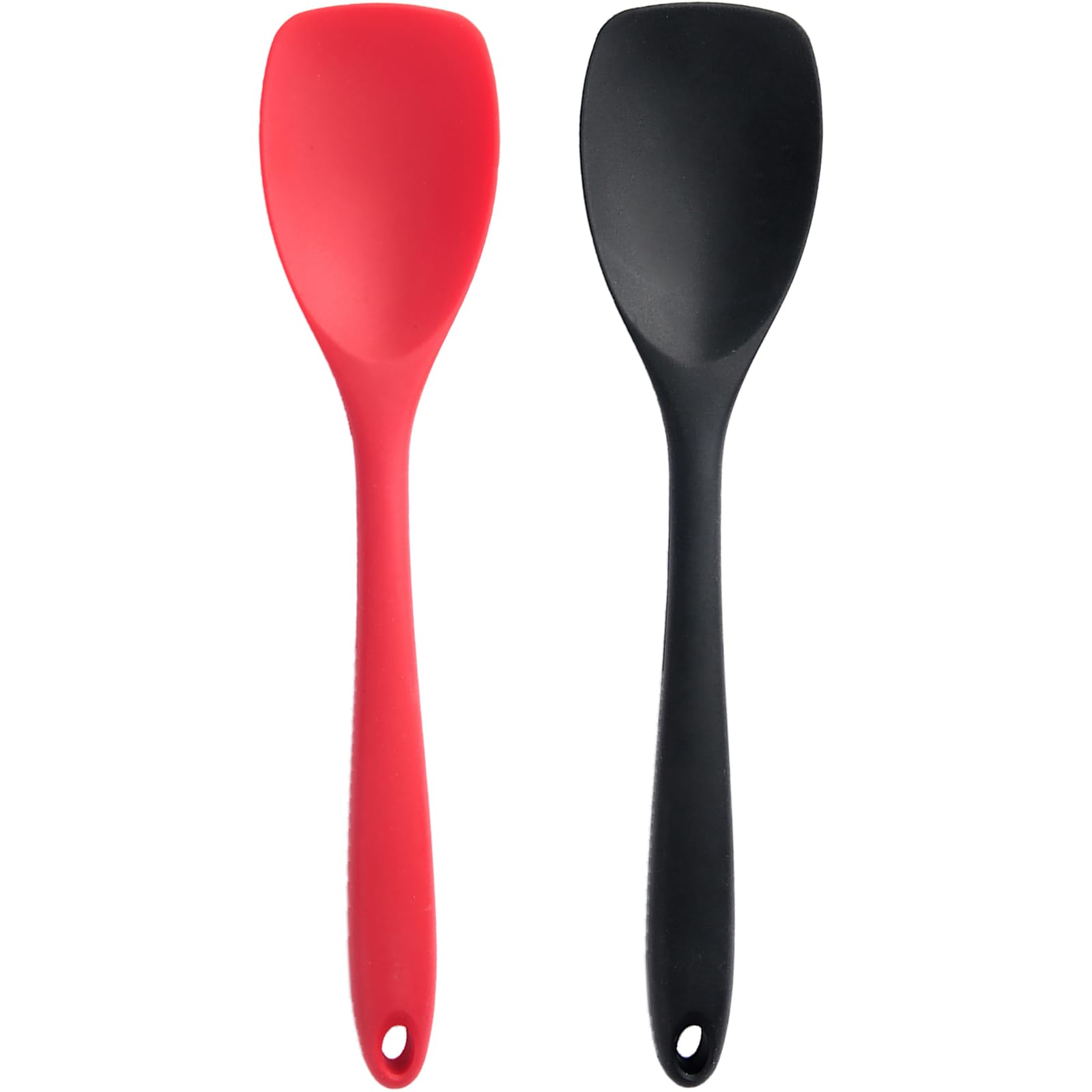 Silicone Spatula Spoon Set, Heat Resistant Spoonula & Flexible Scrapers For Baking Mixing, NonStick Kitchen Utensils  Seamless