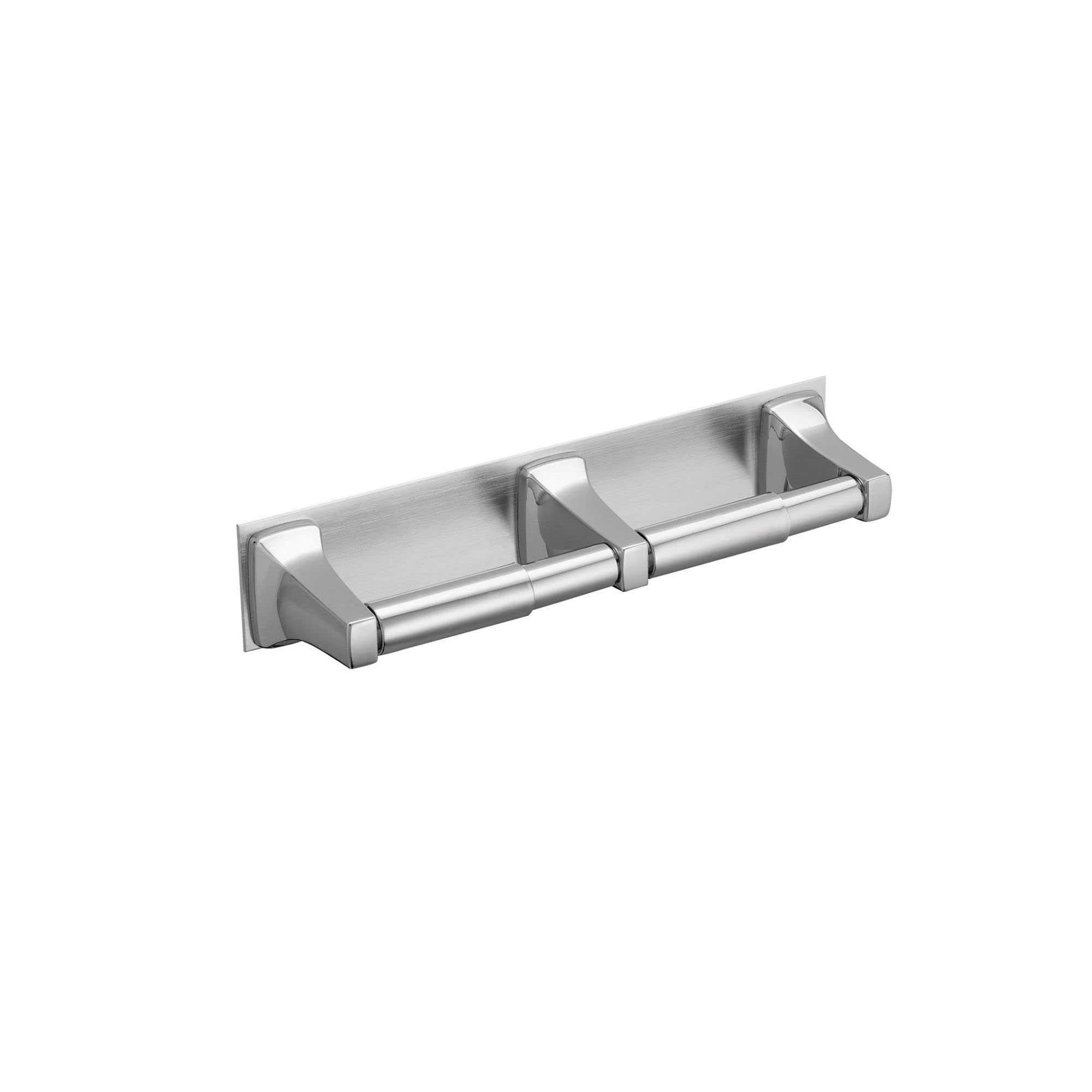 Moen Donner Chrome Commercial In-Line Double Roll Toilet Paper Holder Wall Mount  R5580