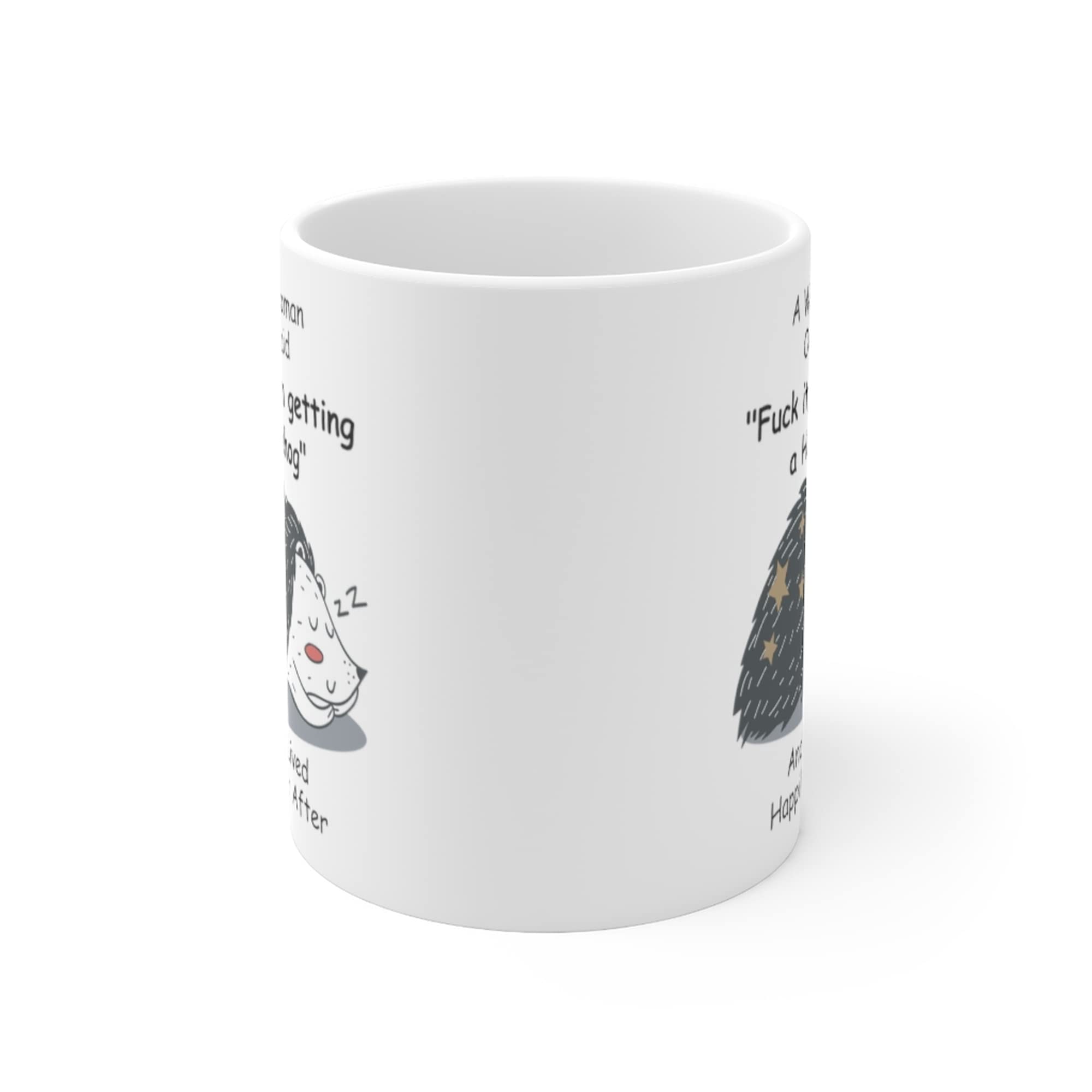 Funny Sleeping Hedgehog Gifts For Women Animals Lovers Pets Mom Mother 'S Day 2024 A Wise Woman Once Said Coffee Mug With Fun Qu