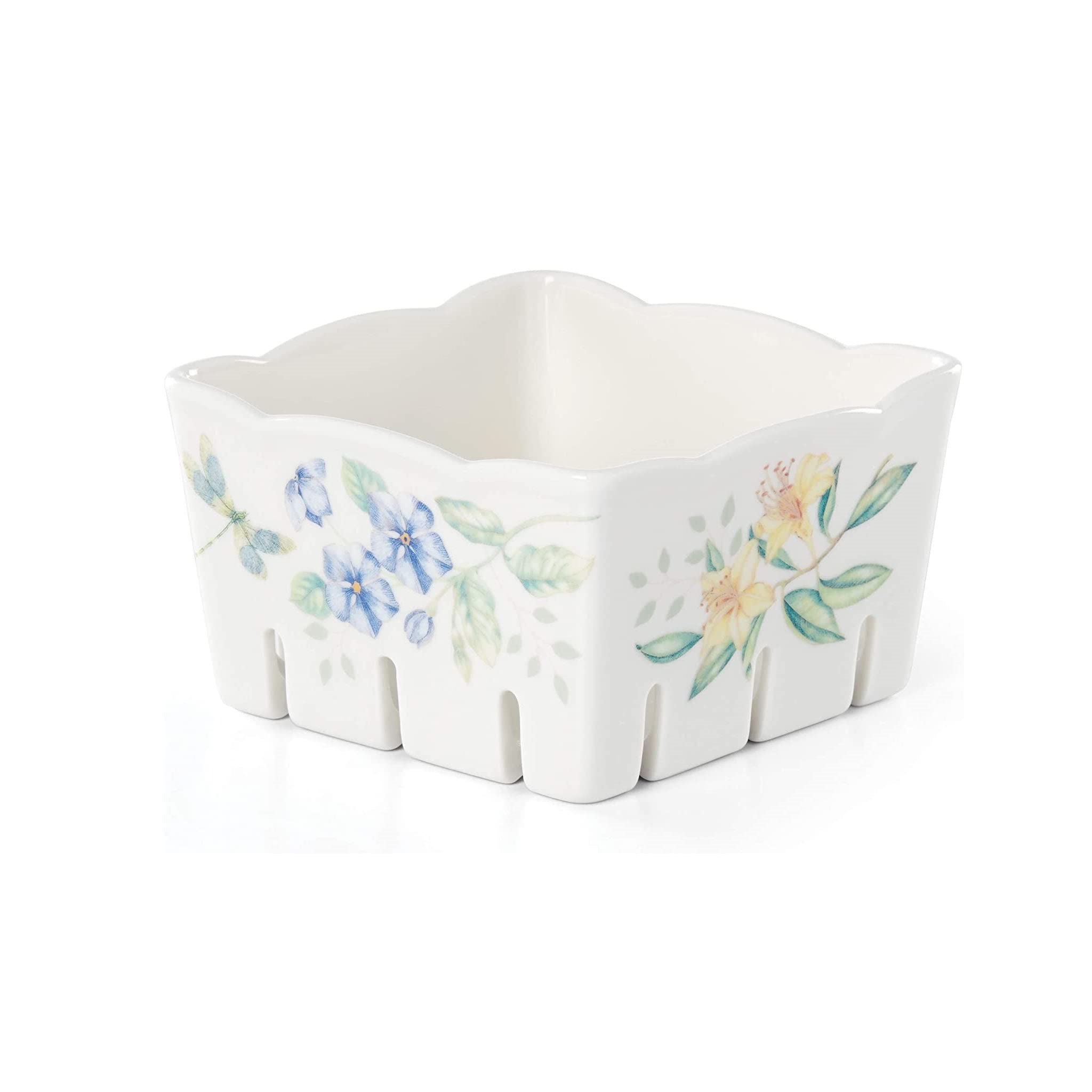 Lenox Butterfly Meadow Berry Bowl, 1.25 Lb, Multi