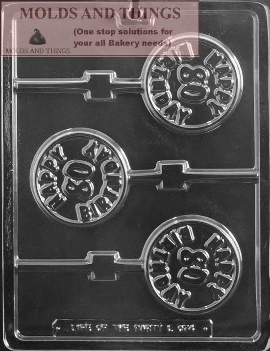 Number 80Th Birthday Chocolate Candy Mold Numbers And Letters Chocolate Candy Mold With  Candy Making Instruction