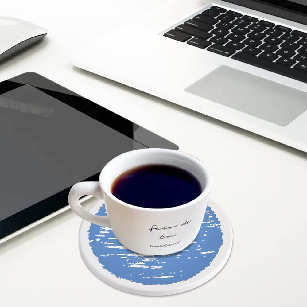Newk Coasters for Drinks  Set of 8 Ceramic Absorbent Coasters with Metal Holder  Classy and Simple Coasters for Coffee Table  Great Housewarming Gifts