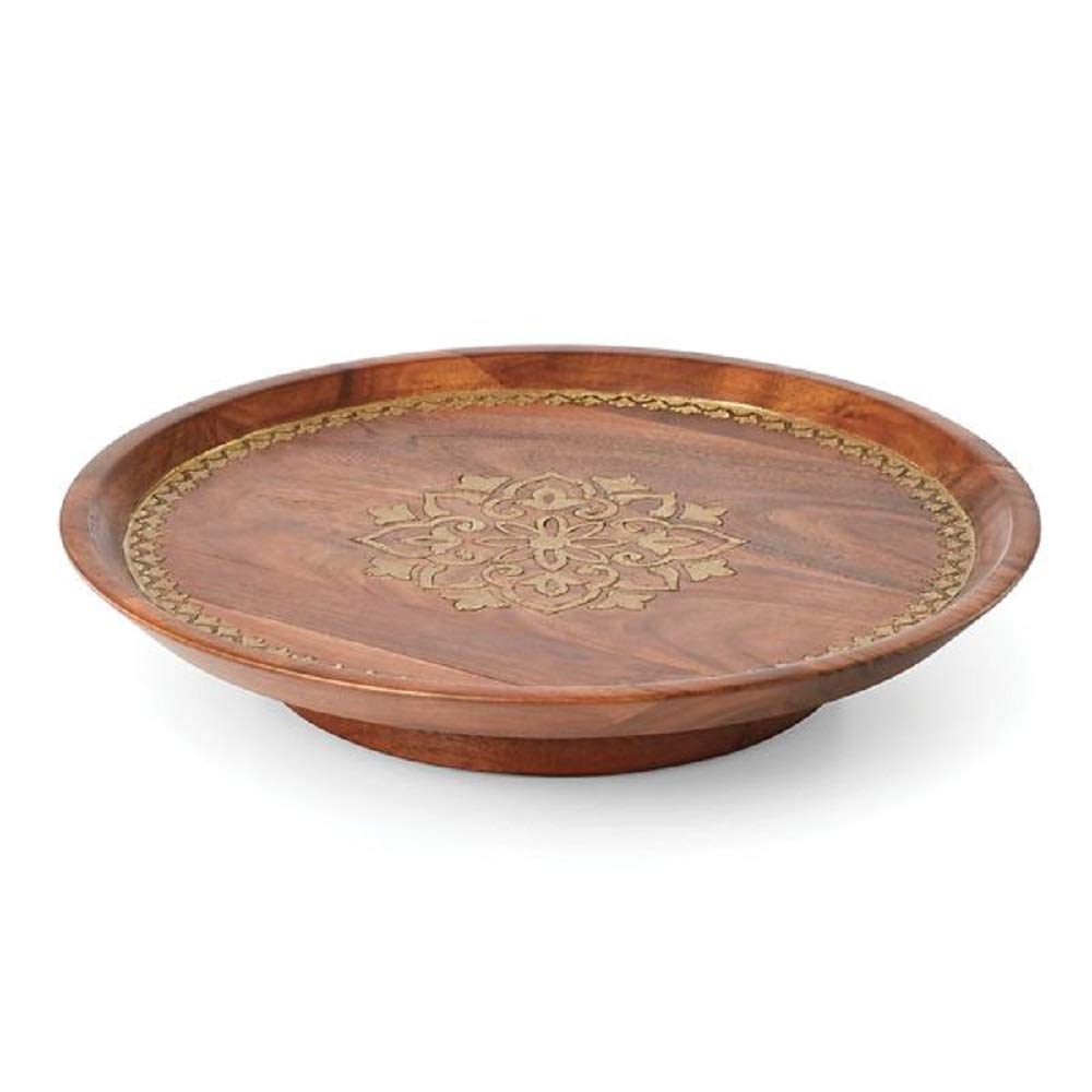 Lenox Global Tapestry Lazy Susan, 6.40 Lb, Brown