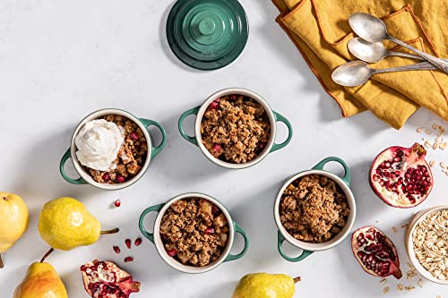 Le Creuset Stoneware Mini Round Cocotte, 8 Oz., Artichaut