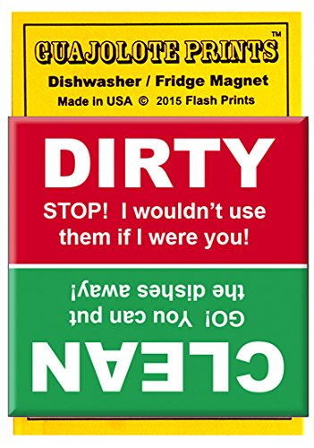 Dishwasher Magnet Clean Dirty Sign, Strong Clean And Dirty Magnet For Dishwasher (Green And Red)