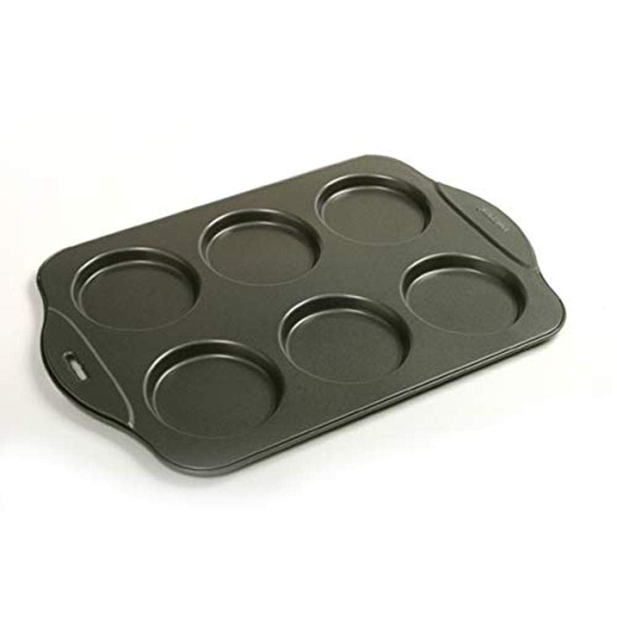 Norpro Puffy Muffin Top Pan Makes 6 Non Stick High Rise Crown 4 Wide .5 Deep