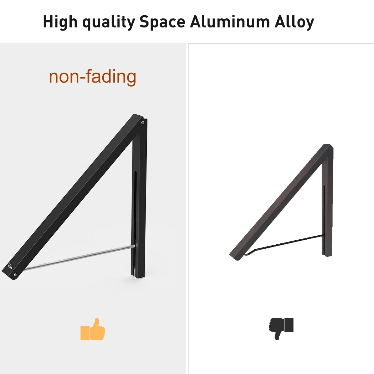 Anjuer Laundry Room Clothes Rack - Wall Mounted Retractable Folding Clothes Hanger Drying Rack For Laundry Room Closet Storage O