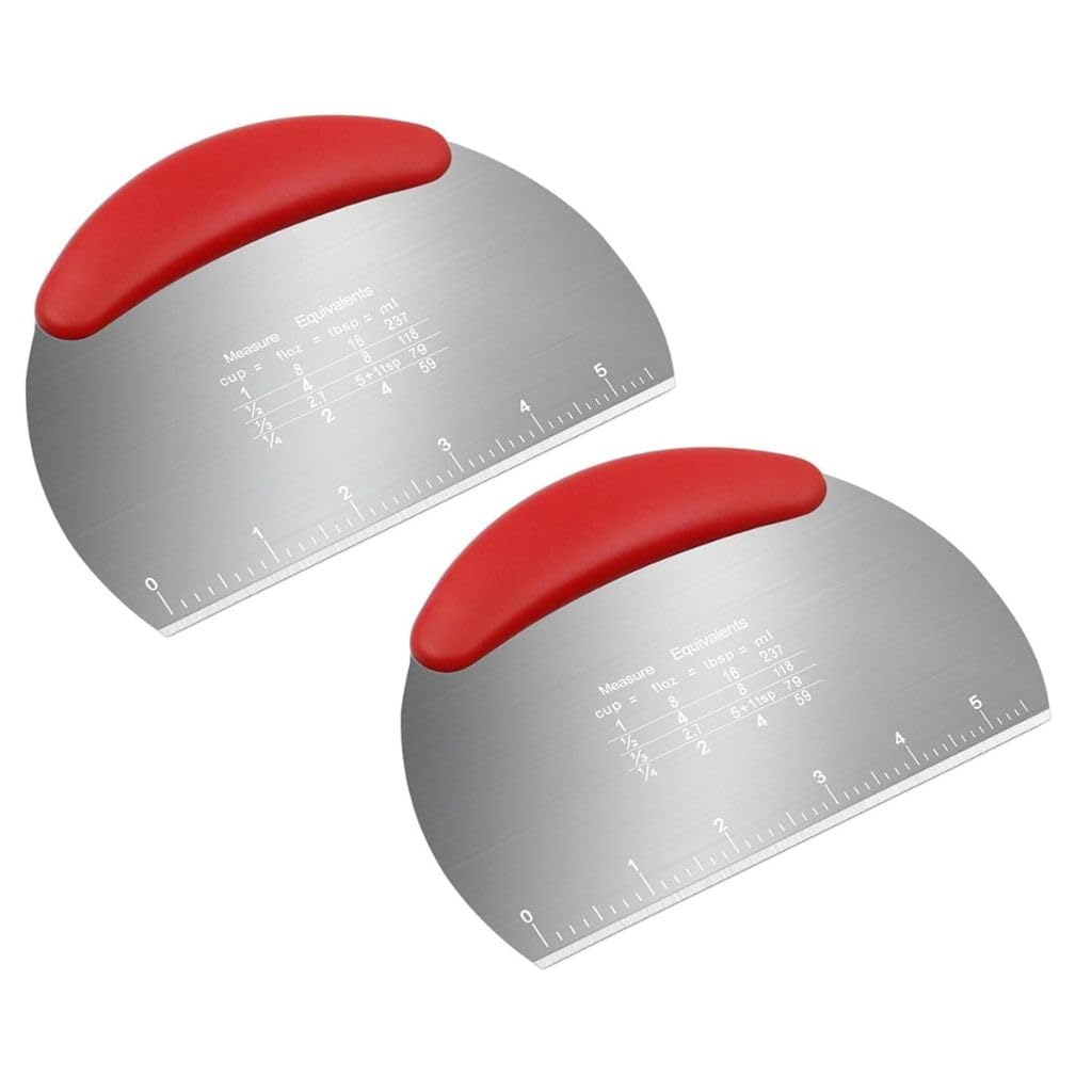Sugalsu Dough Scraper, Food Scraper, Scraper Tool Kitchen, Bench Scraper, Pastry Cutter, Dough Cutter, Kitchen Essentials, Bench