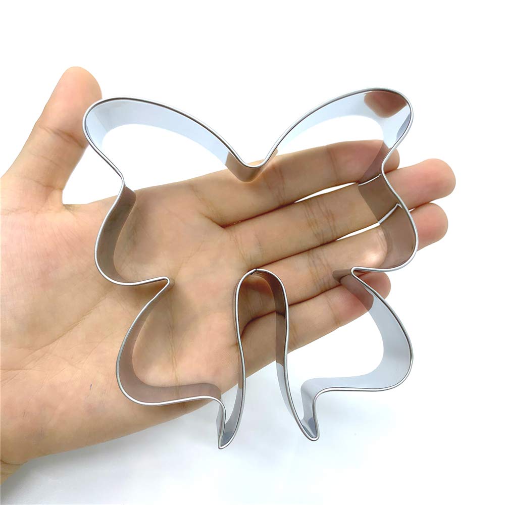 Liliao Bowtie Ribbon Cookie Cutter - 3.7 X 3.8 Inches - Stainless Steel