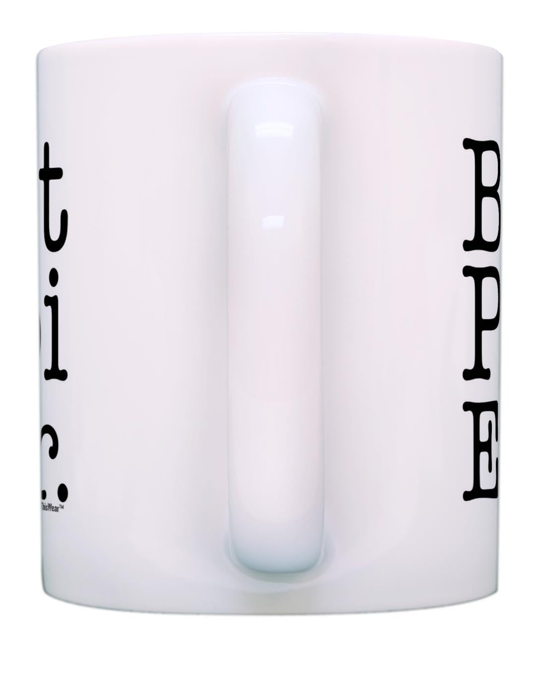 Thiswear Father'S Day Gift For Grandpa Best Papi Ever Gift 11Oz Ceramic Coffee Mug With Handle White
